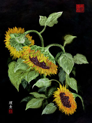 gallery/Members_Paintings/Richard_Sauve/Sunflower%20Study%202%20Night%20400px.jpg